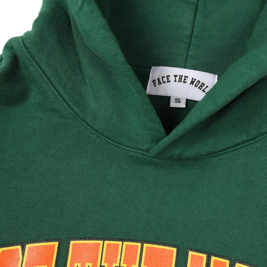 Face The World Vintage Hoodie