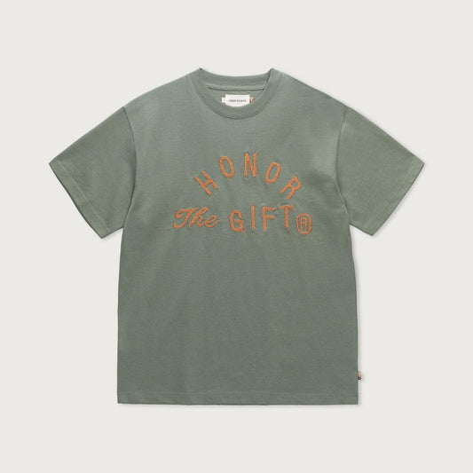 Honor the Gift Grey T Shirt | Weathered T Shirt | BrickHaus