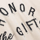 Honor the Gift Grey T Shirt | Weathered T Shirt | BrickHaus