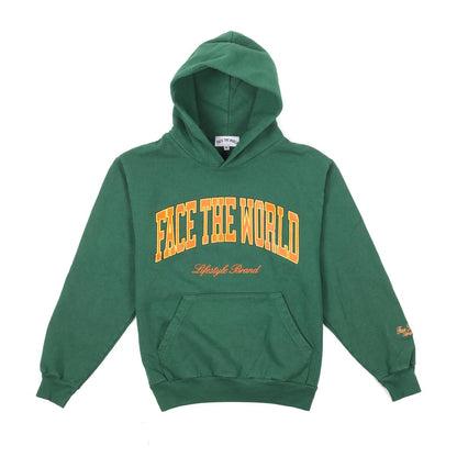 Face The World Vintage Hoodie