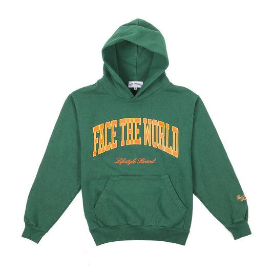 Face The World Vintage Hoodie