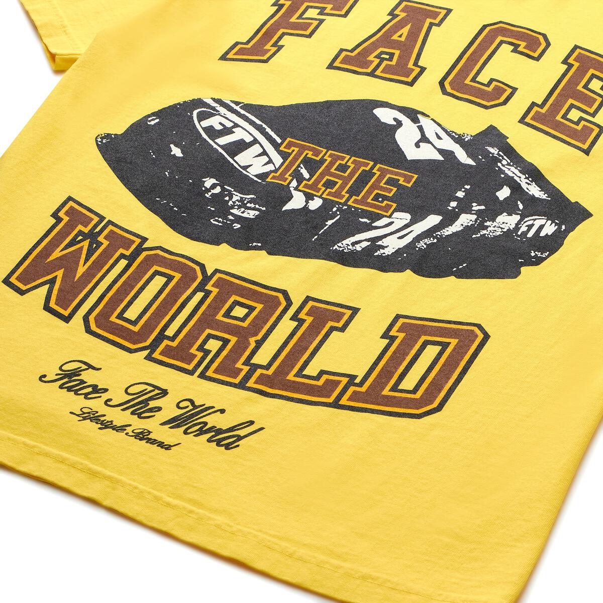 Face The World Racer Tee